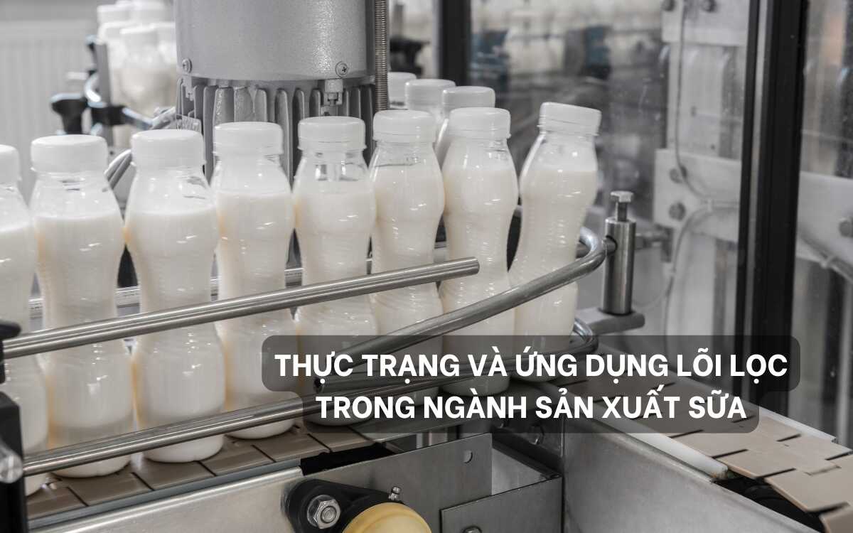 Thực trạng và ứng dụng Lõi lọc trong Ngành sản xuất sữa tại Trung Quốc