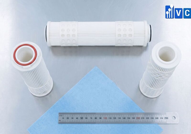 Thiết kế nếp gấp giúp cartridge mở rộng diện tích lọc